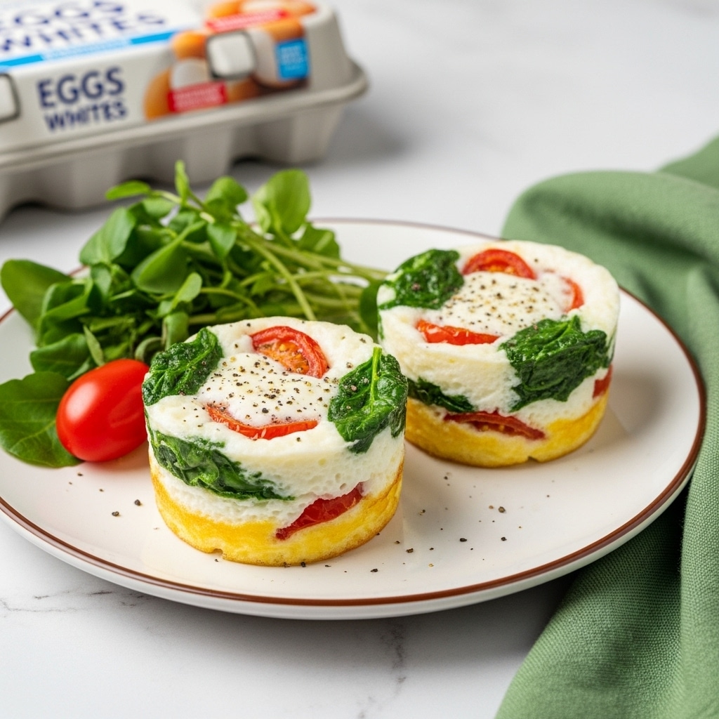 Egg White Bites with Veggies and Feta Recipe