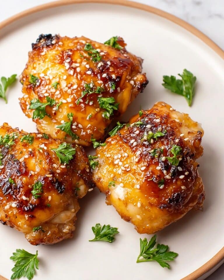 Honey Garlic Chicken Thighs Recipe
