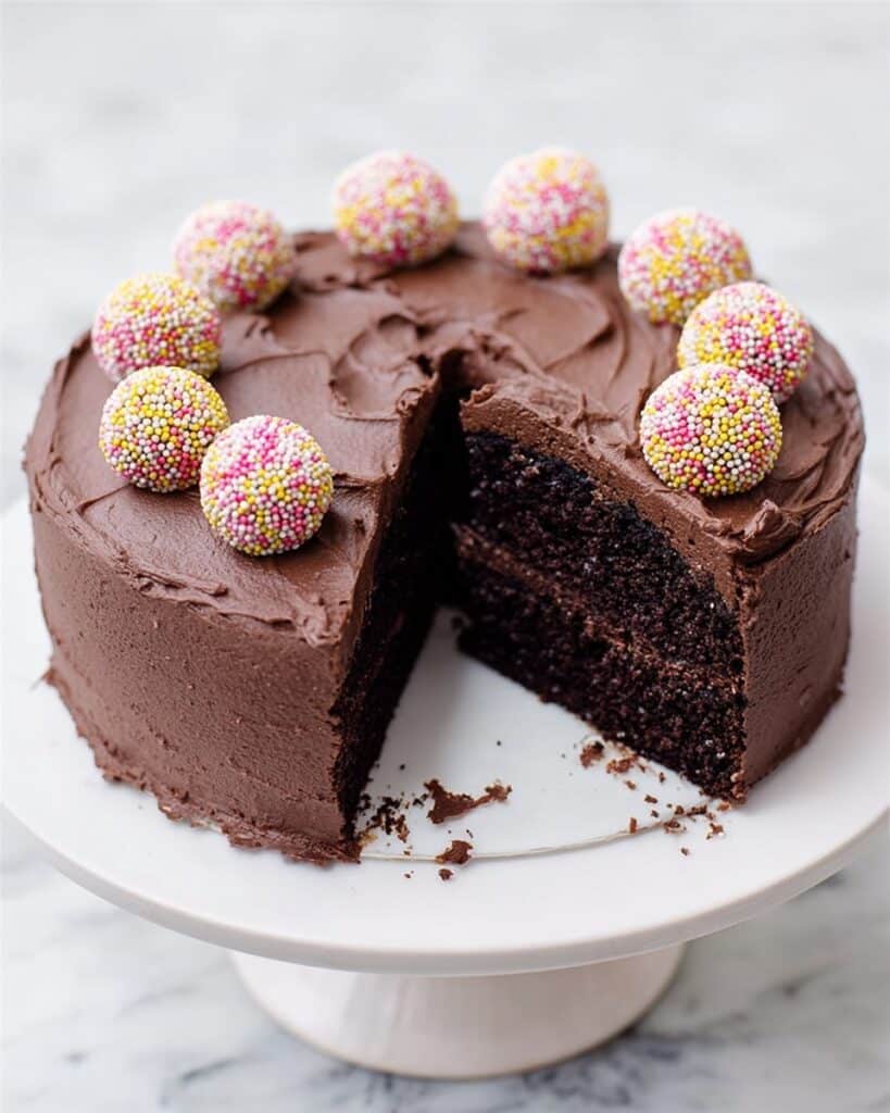 Easter Chocolate Truffle Cake Recipe