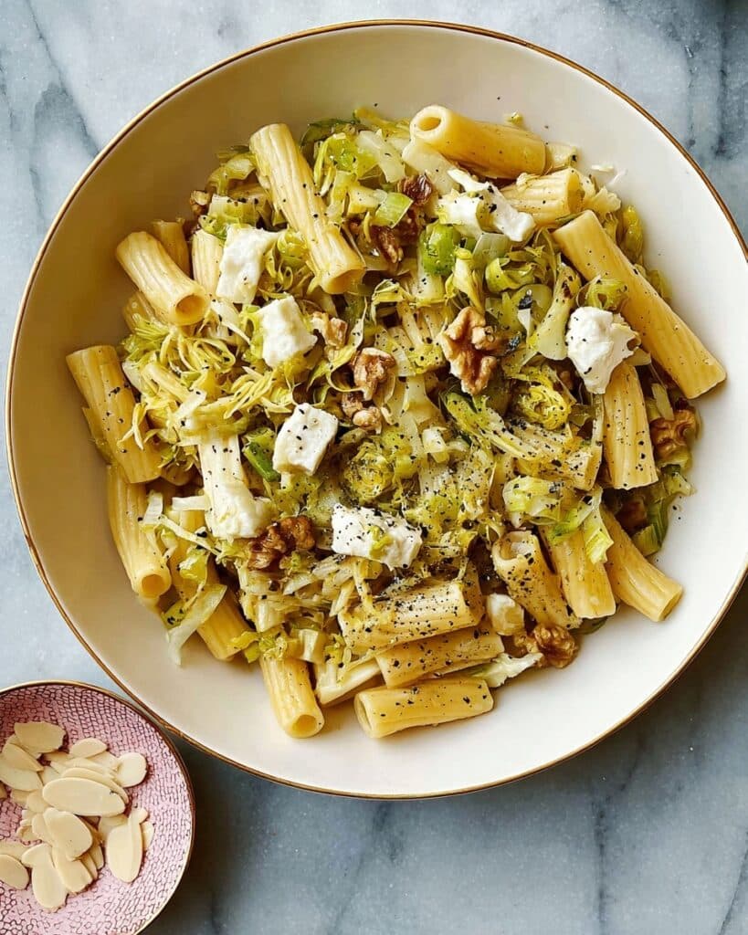 Leek, Walnut & Goat’s Cheese Pasta Recipe