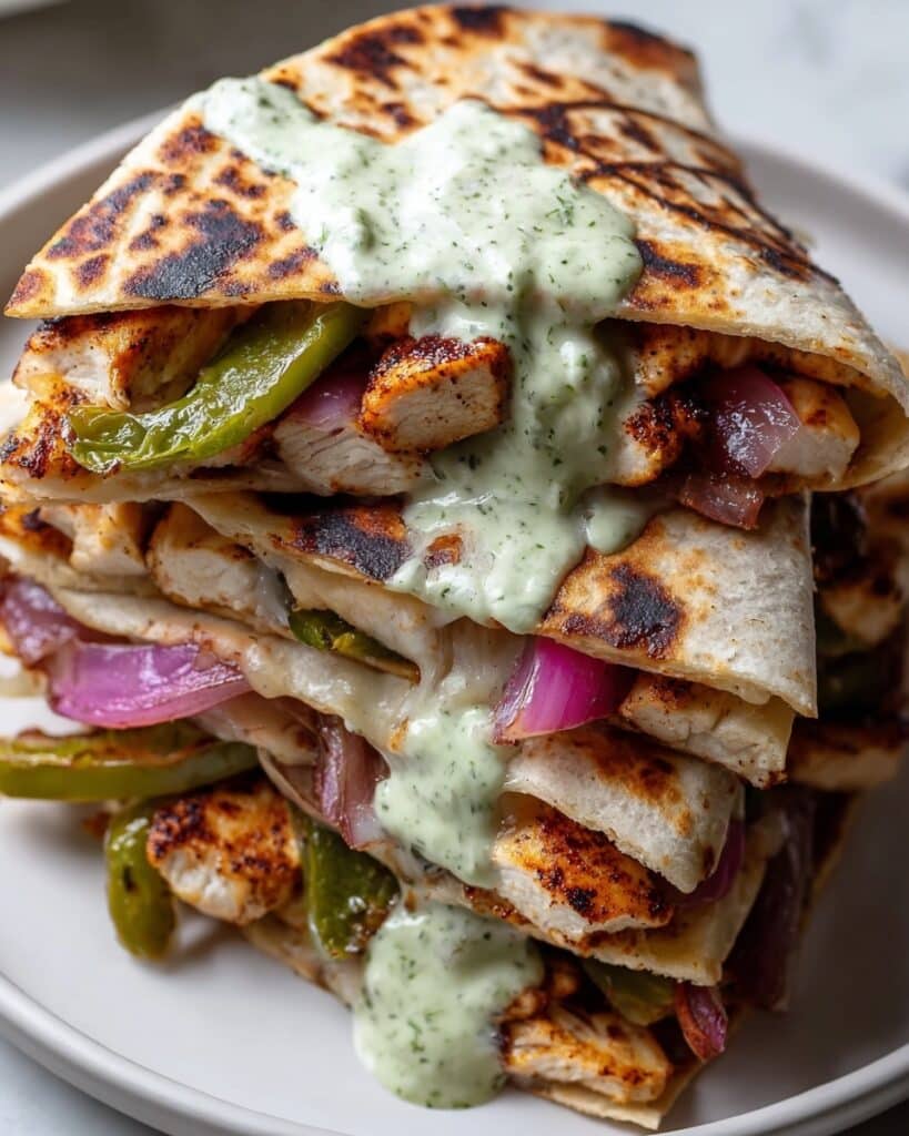 Tandoori Chicken Quesadilla Delight Recipe