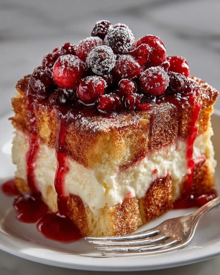 Sourdough French Toast Casserole with Berry Compote Recipe