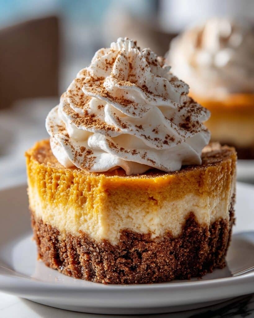 No-Bake Mini Cheese Pumpkin Cracker Pies Recipe