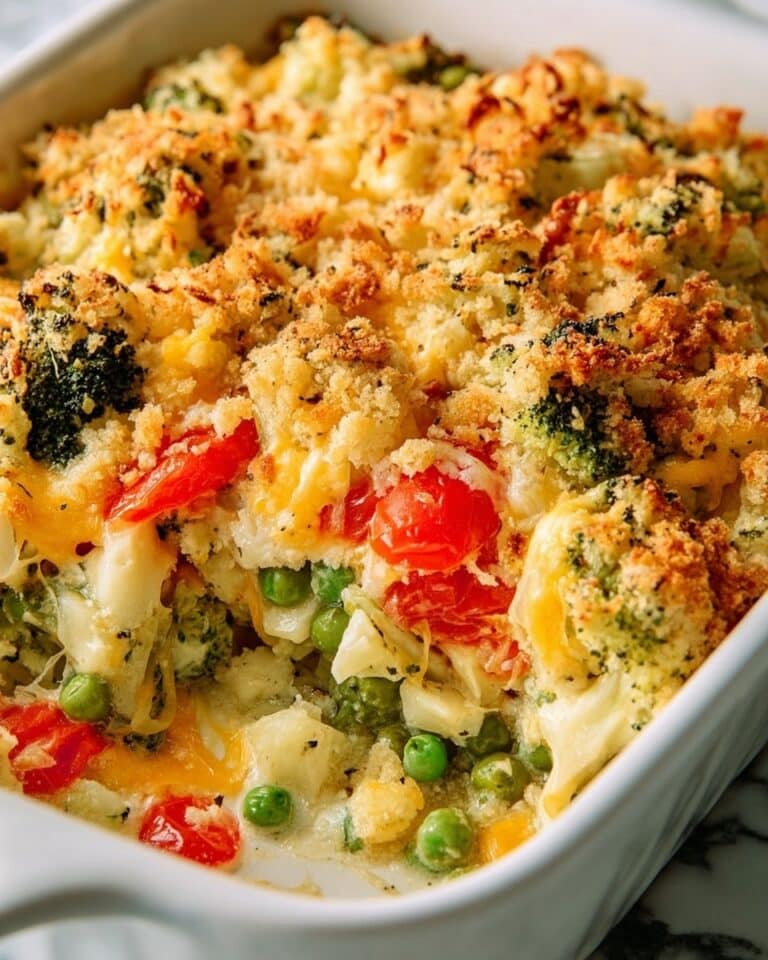 Cheesy Vegetable Casserole Bake Recipe