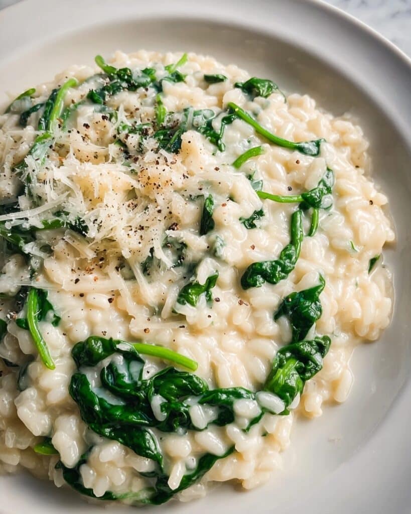 Creamy Spinach Orzo Recipe