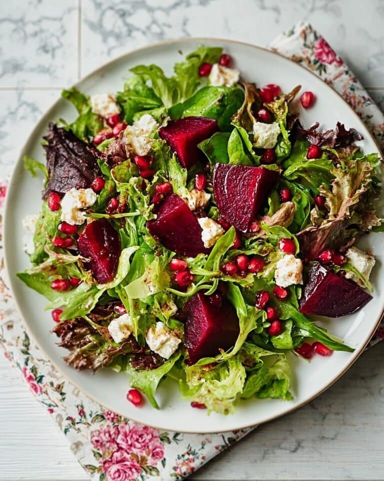 Feta, Beetroot & Pomegranate Salad Recipe