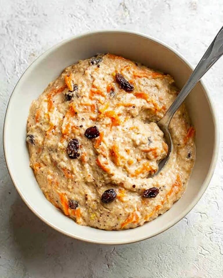Carrot Cake Porridge Recipe