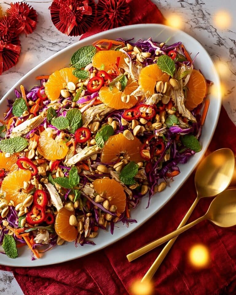 Zingy Clementine, Turkey & Peanut Salad Recipe