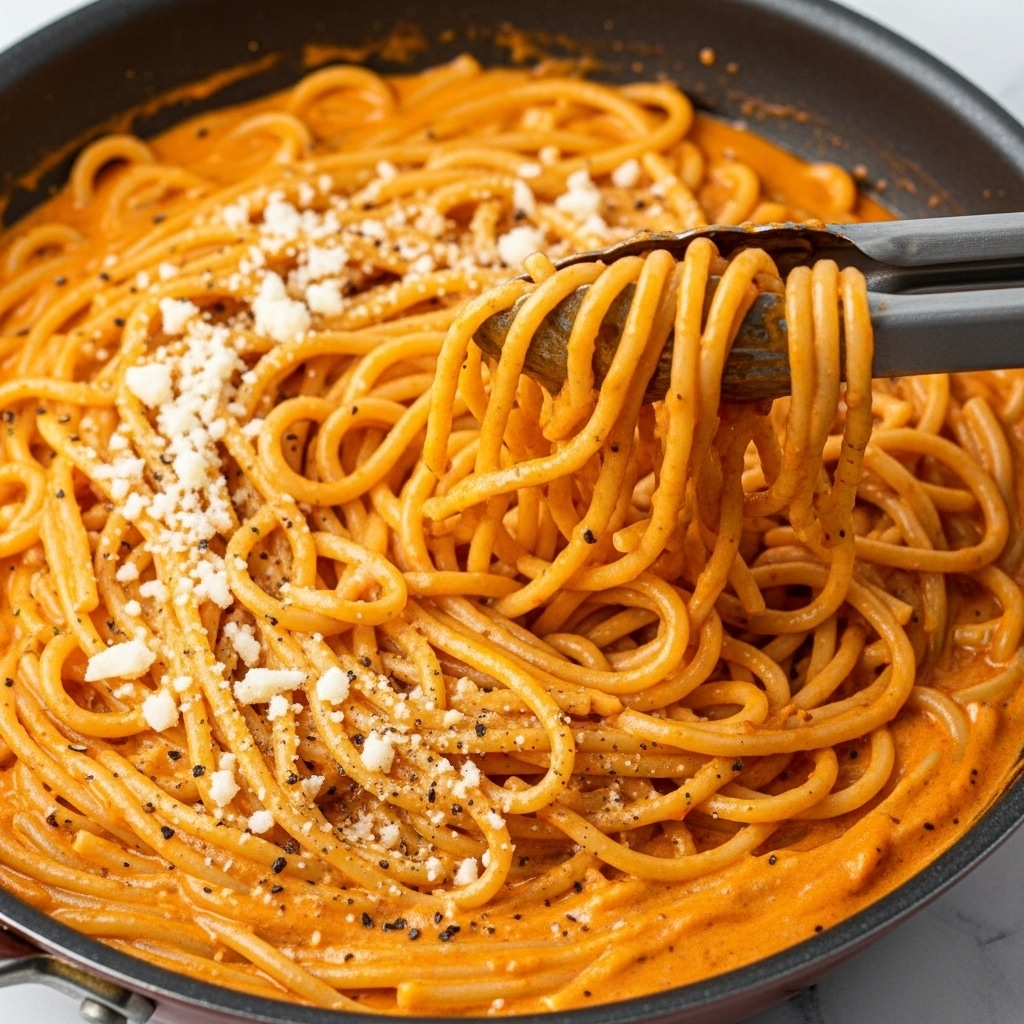 Roasted Red Pepper Pasta Recipe