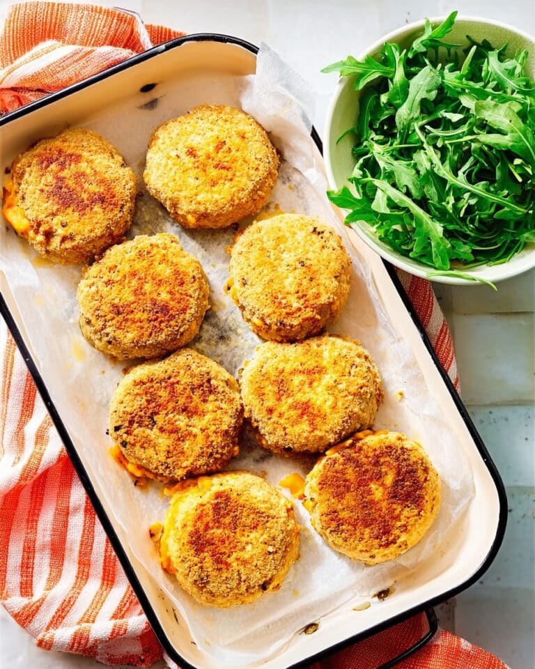 Cod & Tarragon Fishcakes with Minty Peas Recipe