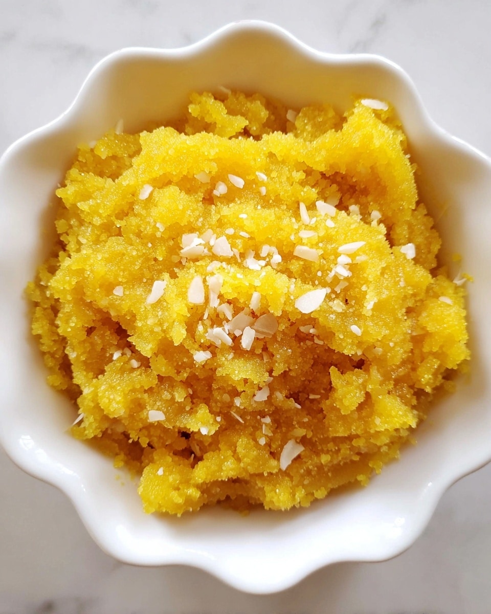 Cardamom Pistachio Semolina Halwa Recipe