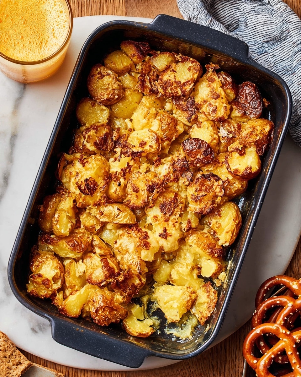 Smashed Roasted New Potatoes Recipe