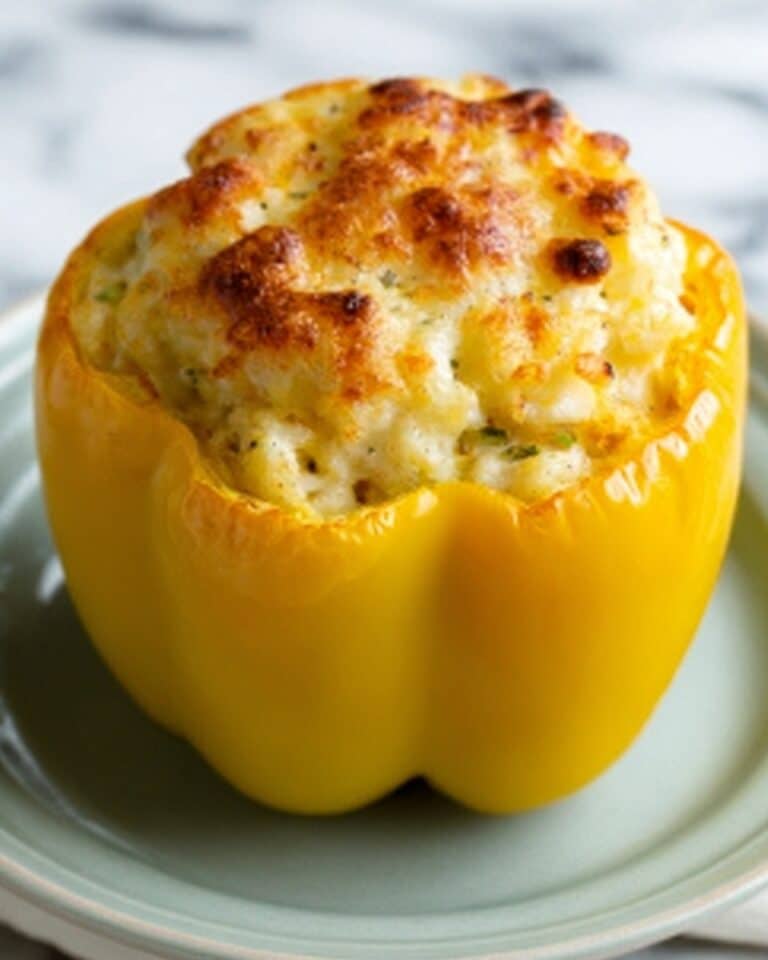 Macaroni and Cheese Stuffed Bell Peppers Recipe