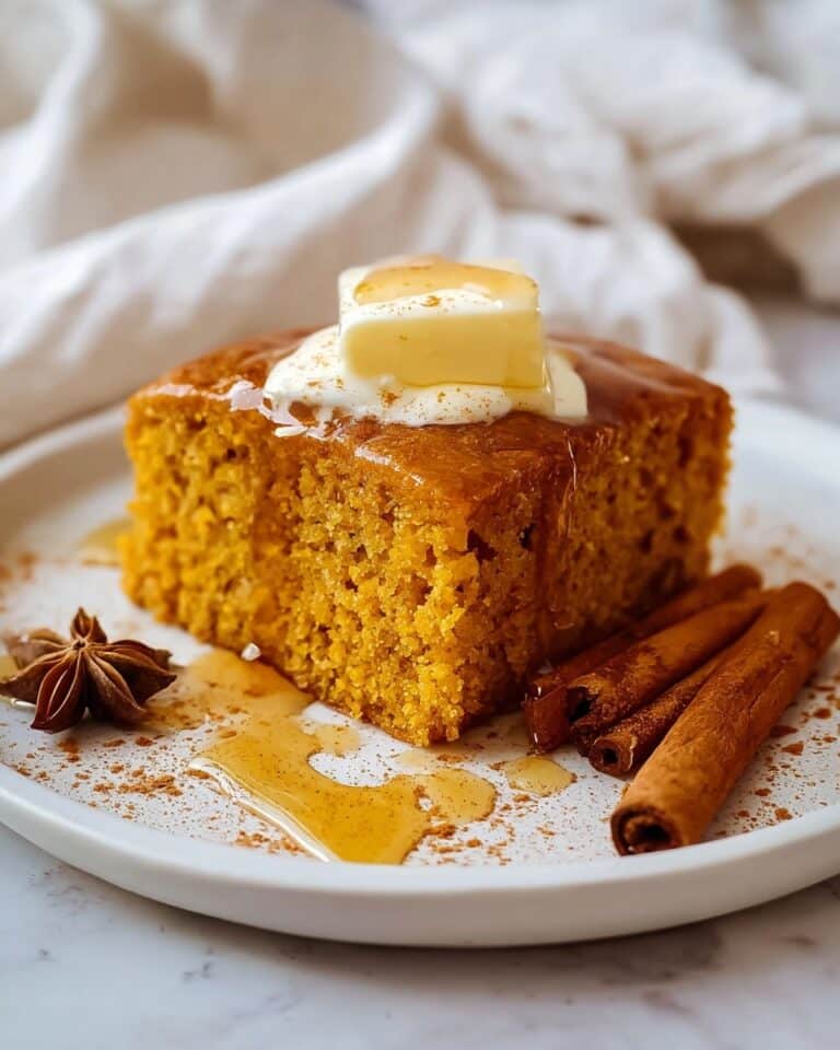 Pumpkin Cornbread With Cinnamon Honey Butter Recipe