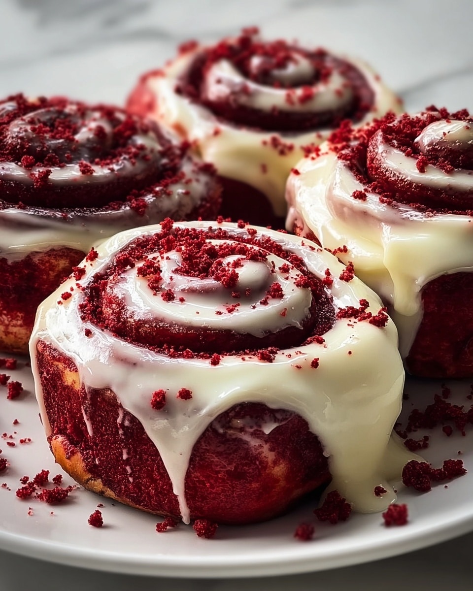 Red Velvet Cinnamon Rolls Recipe