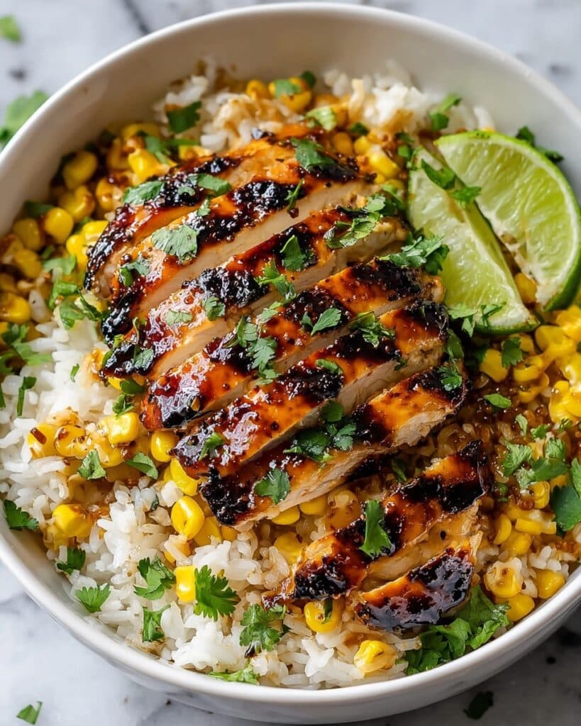 Street Corn Chicken Rice Bowl Recipe