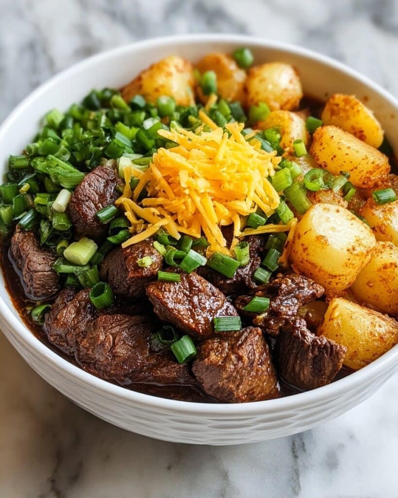 Crockpot Steak Potato Bake Recipe