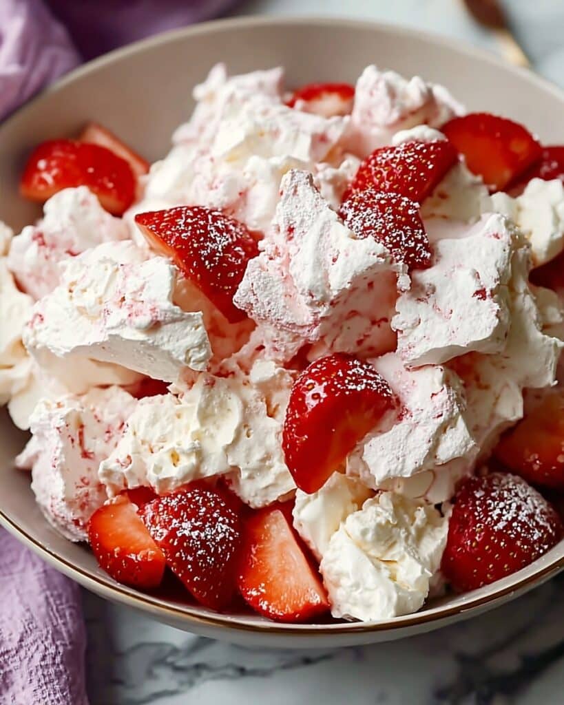 Easy & Delicious Strawberry Shortcake Fluff Salad Recipe