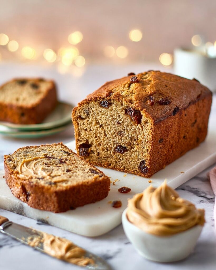Mincemeat Banana Bread with Salted Caramel Butter Recipe