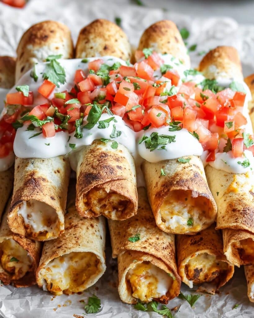 Baked Chicken Taquitos Recipe