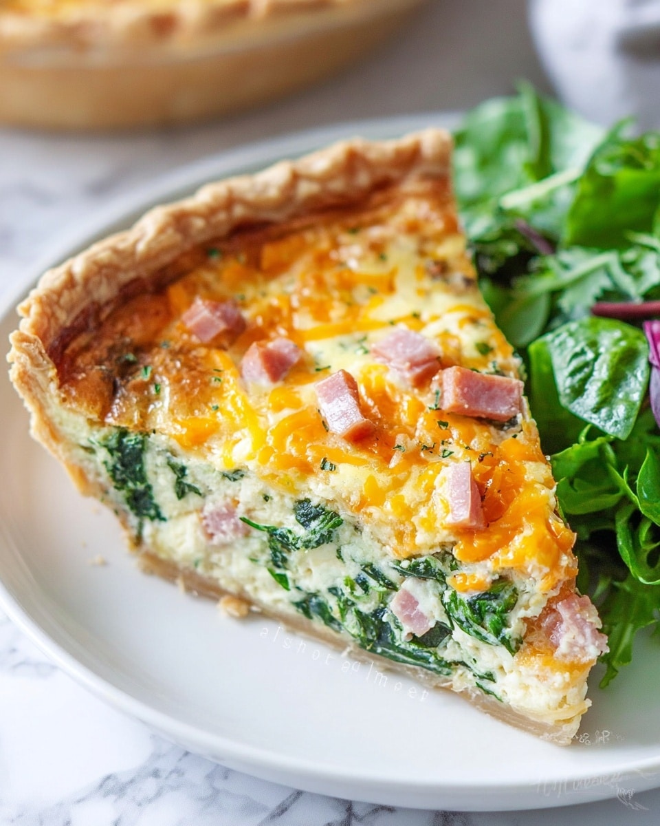 Ham and Spinach Quiche Recipe