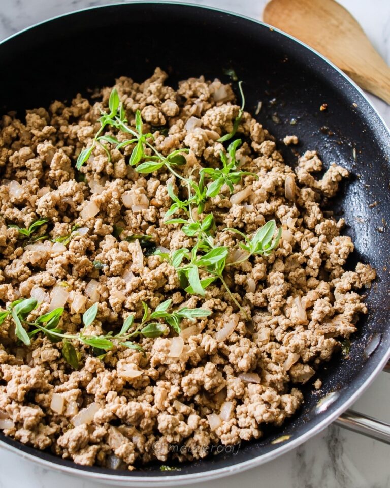 Seasoned Ground Chicken Recipe