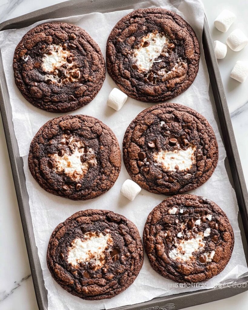 Chocolate Marshmallow Cookies Recipe