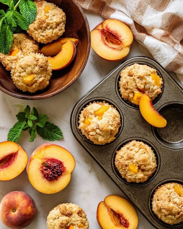 Peach Muffins Recipe