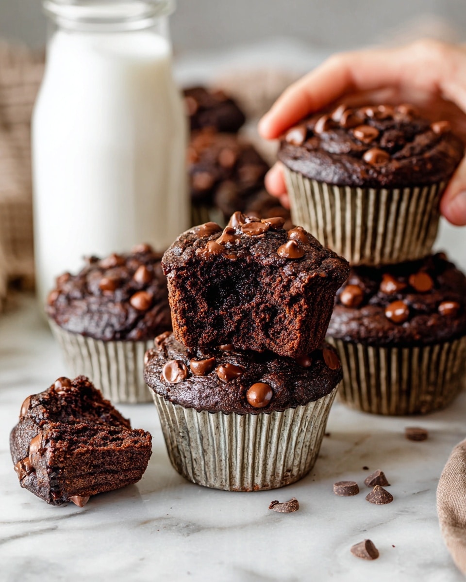 Chocolate Vegetable Muffins Recipe