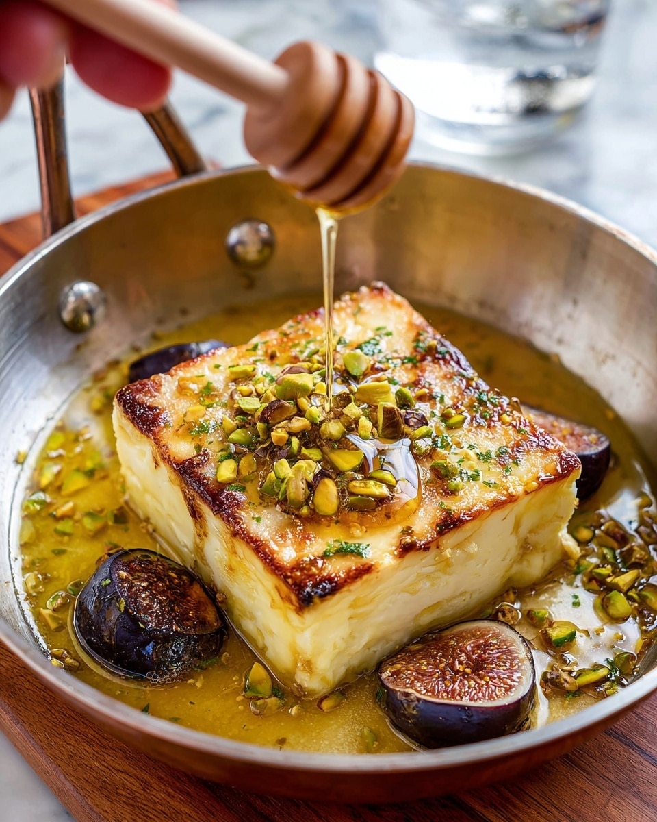 Baked Feta with Honey and Pistachios Recipe