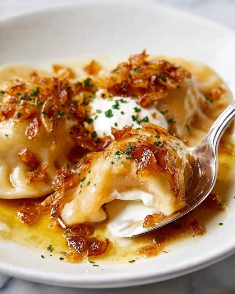Pierogi Ruskies – Polish Cheesy Potato Dumplings Recipe