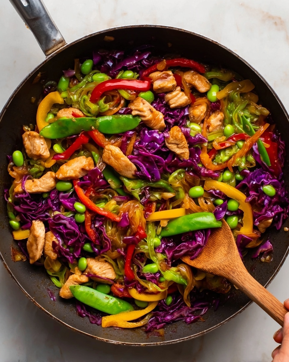 Rainbow Chicken Stir Fry Recipe