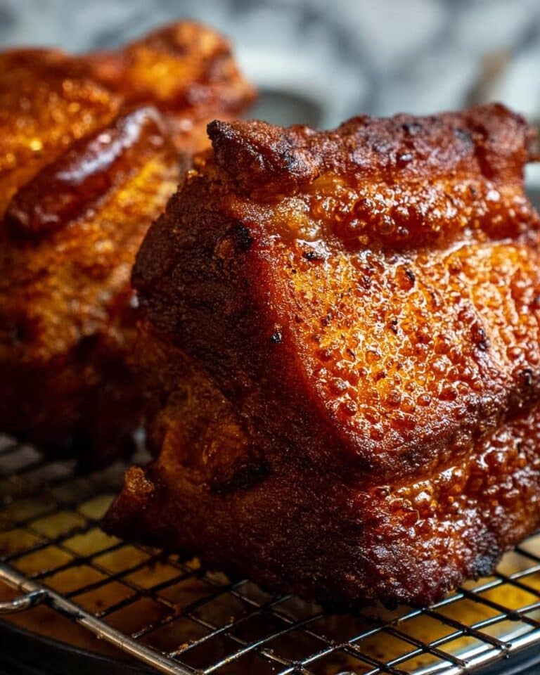 German Pork Knuckle (Schweinshaxe) – Slow Roasted with Crispy Crackling Recipe