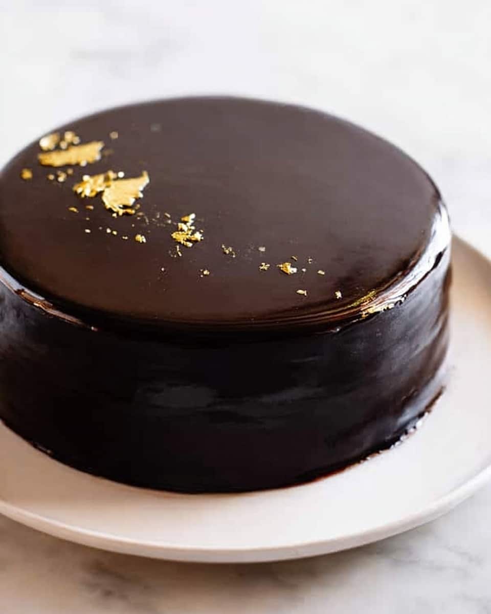 Chocolate Mirror Glaze for a Decadent Chocolate Cake Recipe