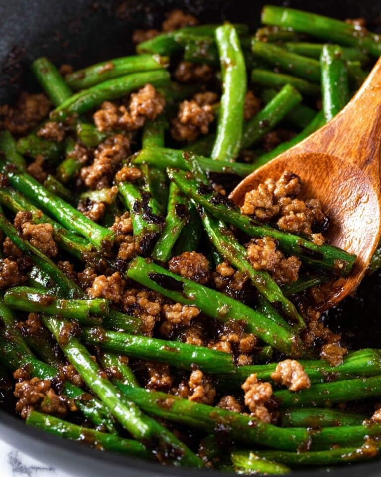 Pork Stir Fry with Green Beans Recipe