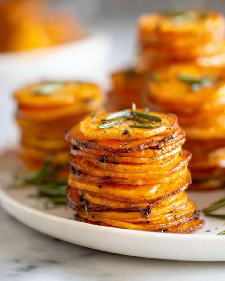 Roasted Sweet Potato Stacks Recipe
