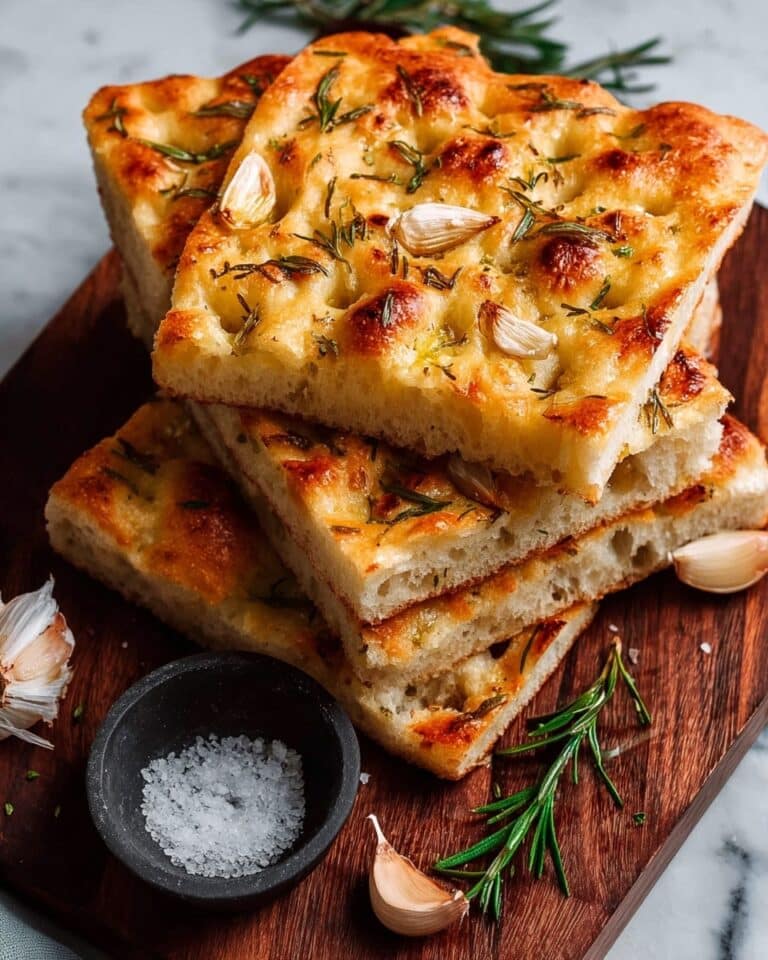 Garlic, Tomato, and Olive Focaccia with Rosemary Recipe