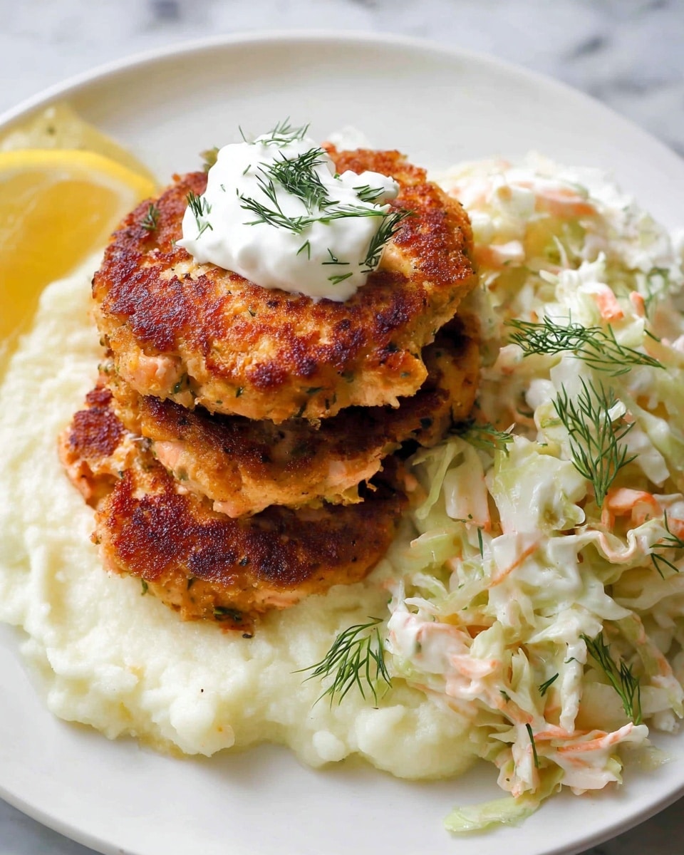 Baked Salmon Patties with Dill and Parmesan Recipe
