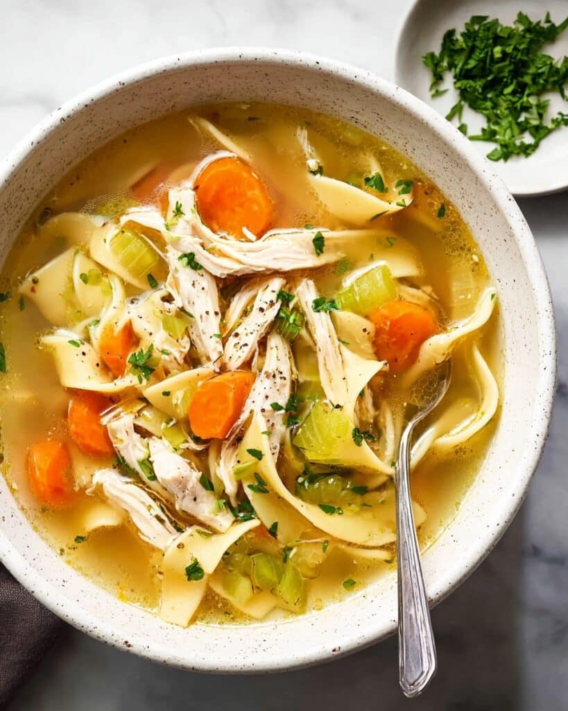 Homemade Chicken Noodle Soup from Scratch Recipe